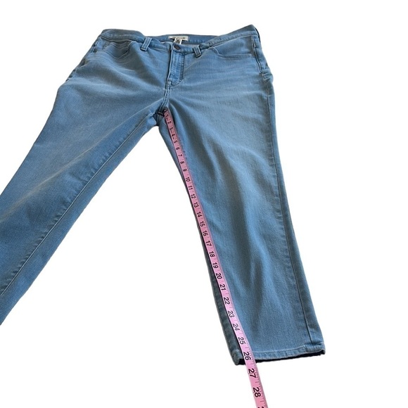 Madewell High-Rise Roadtripper Light Wash Supersoft Jeggings - Size 33 - Picture 11 of 13